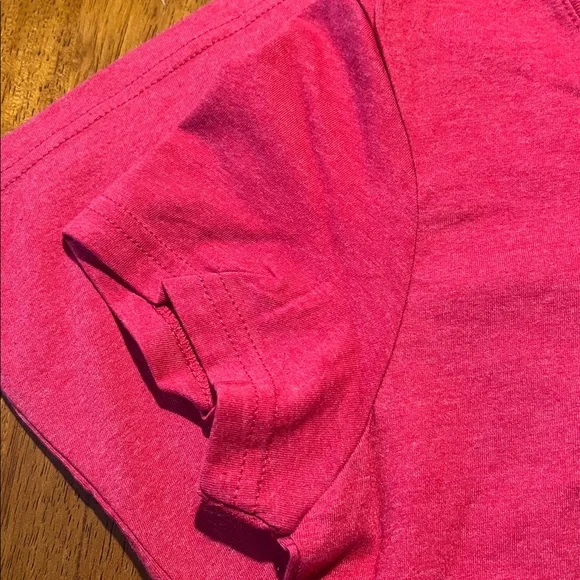 Ladies Sloppy Joe's Key West V-neck Tee Cardinal Red Heather - Picture 6 of 10